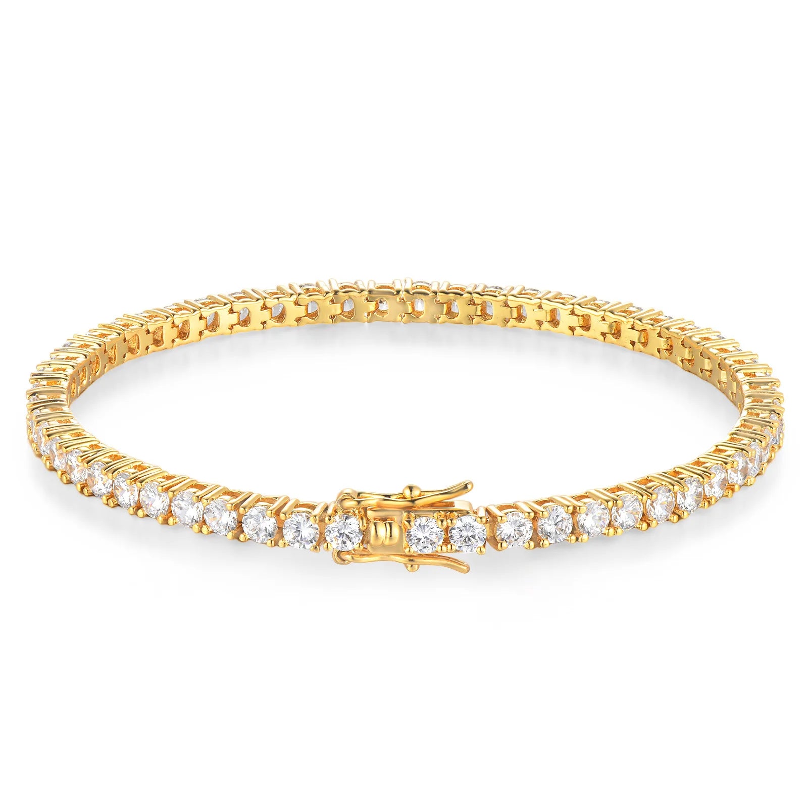100% s925 prata esterlina 2-6mm real moissanite tênis pulseira para mulheres jóias de casamento natal presente requintado